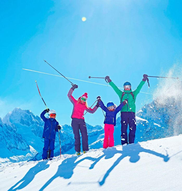 ski en famille