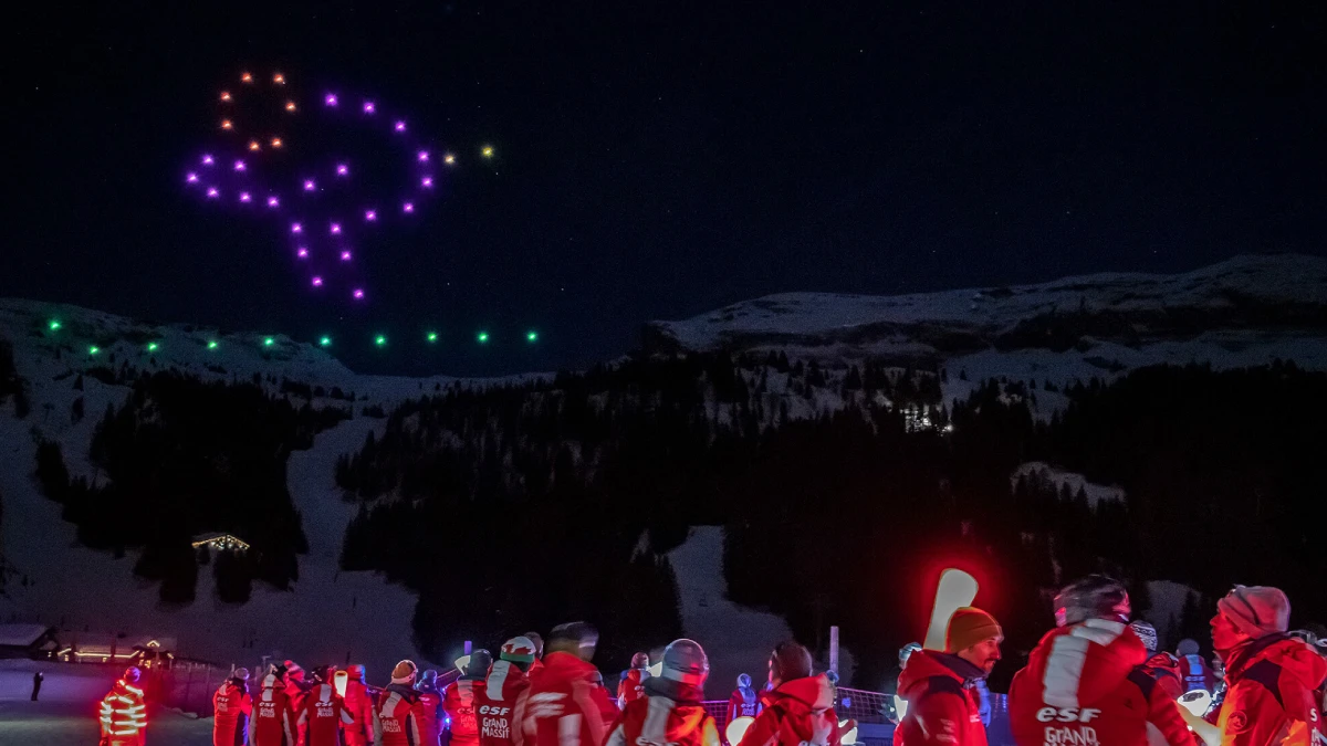Illuminated drone shows
